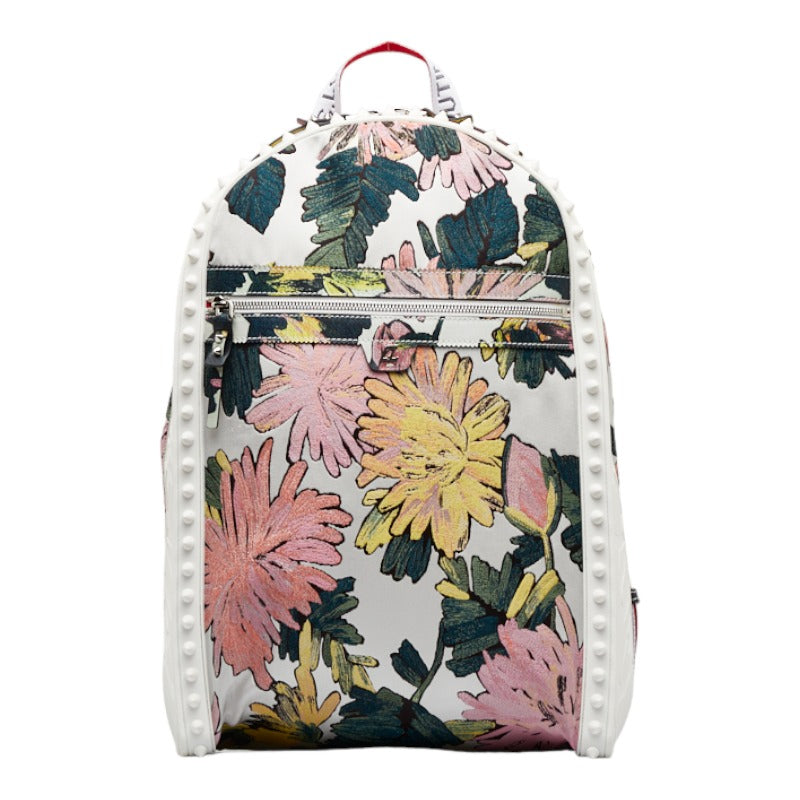 Christian Louboutin Floral Explorafunk Backpack Canvas Backpack in Good condition