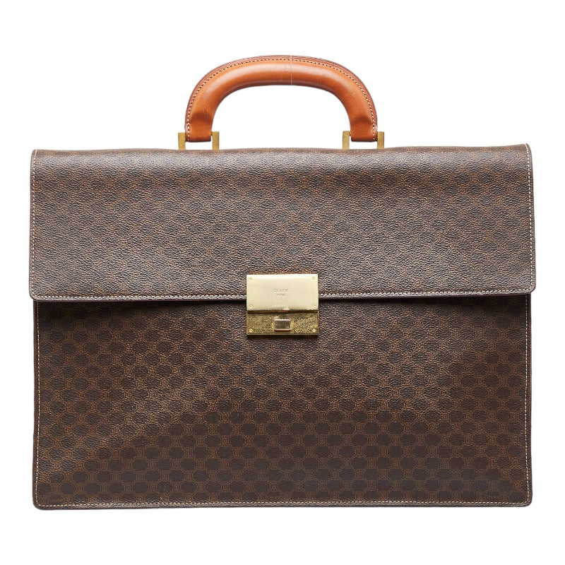 Celine Macadam Canvas Briefcase Canvas Business Bag in Good condition
