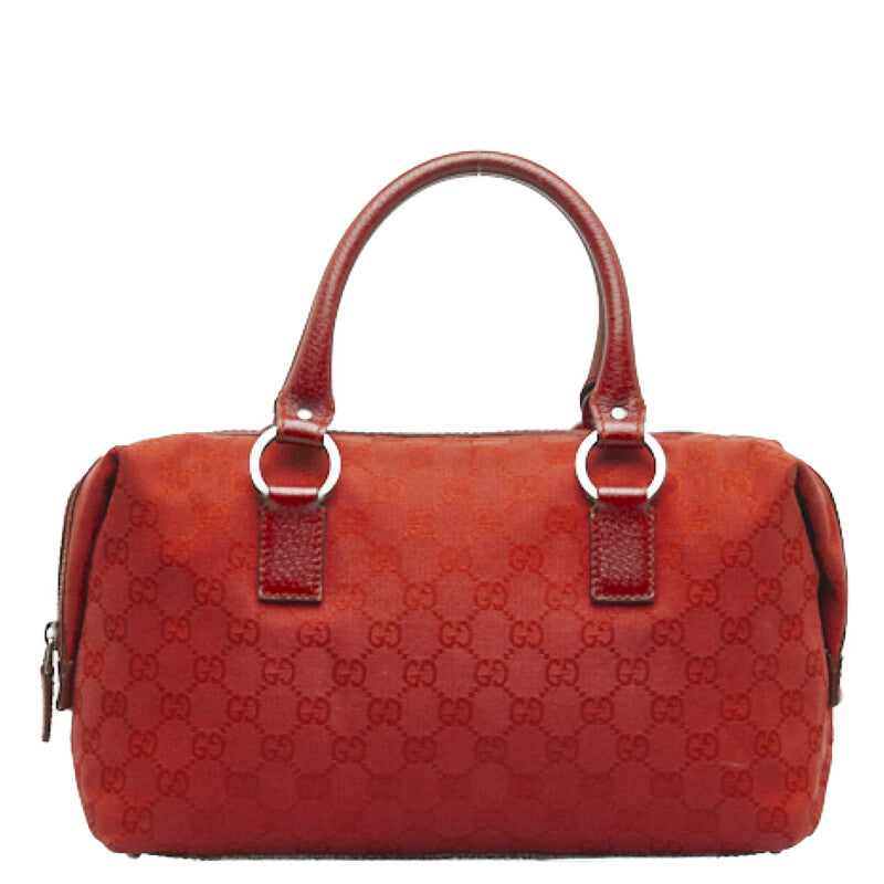 Gucci GG Canvas Boston Bag Canvas Handbag 113009 in Good condition