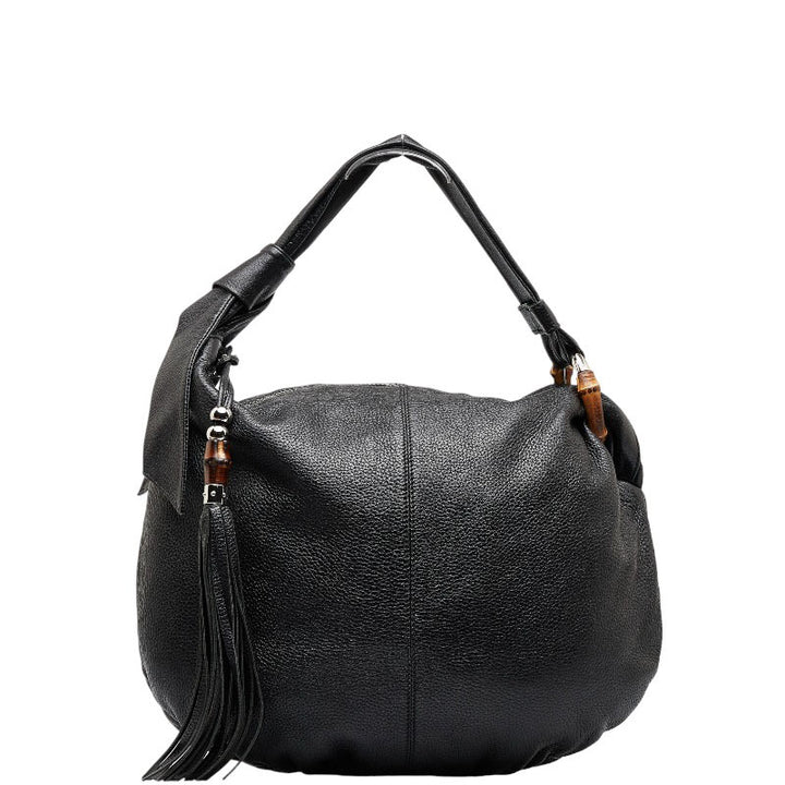 Bamboo Leather Jungle Hobo Bag 232930