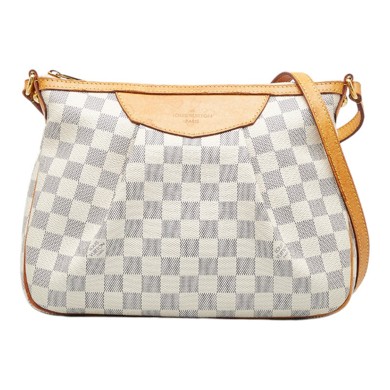LOUIS VUITTON Louis Vuitton Damier Azur Siracusa PM Shoulder Bag N41113