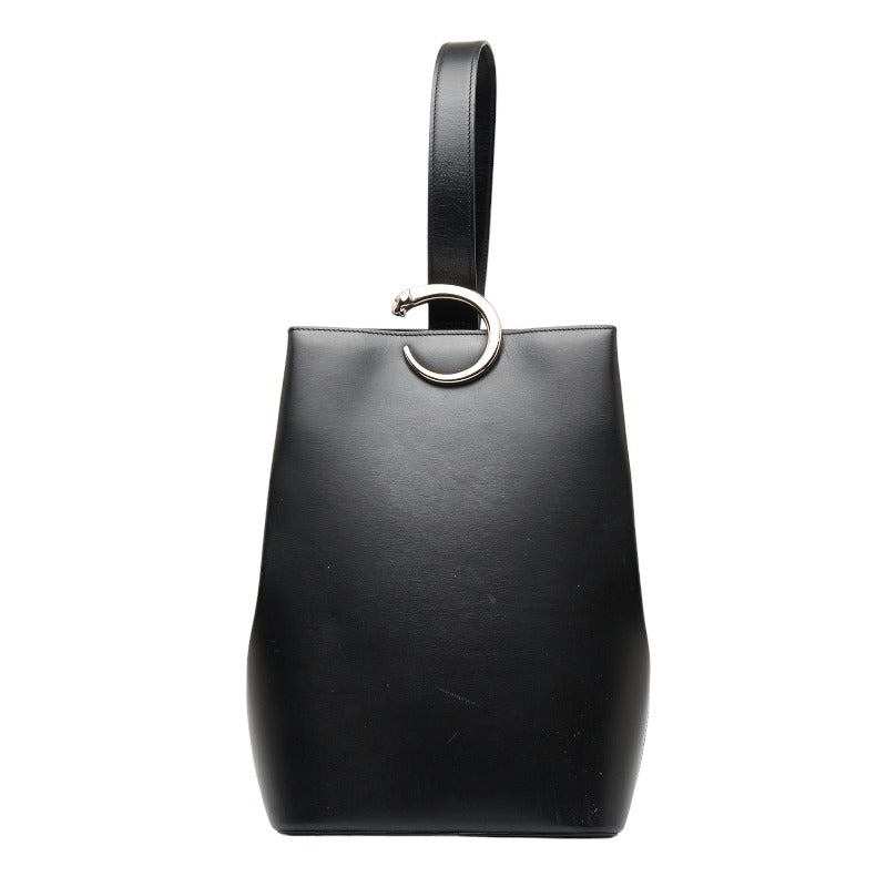 Leather Panthère Shoulder Bag