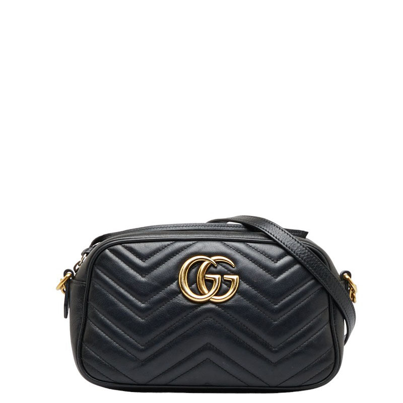 Small GG Marmont Matelasse Crossbody Bag 447632