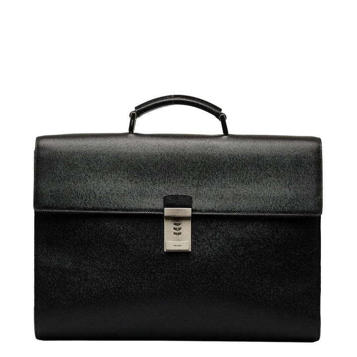 Saffiano Leather Briefcase