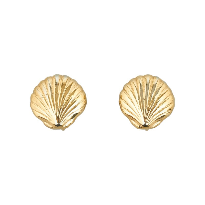 Shell Clip On Earrings