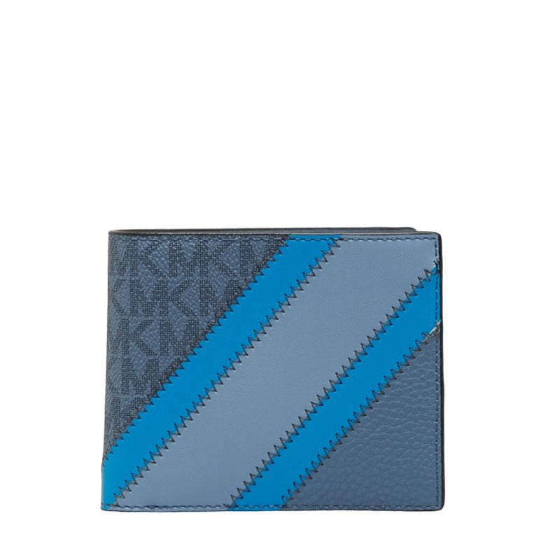 Michael Kors Cooper Logo Canvas Bifold Wallet Canvas Short Wallet 36R3LCOF3U in Excellent condition