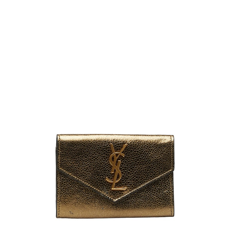Leather Cassandre Small Envelope Wallet 414429