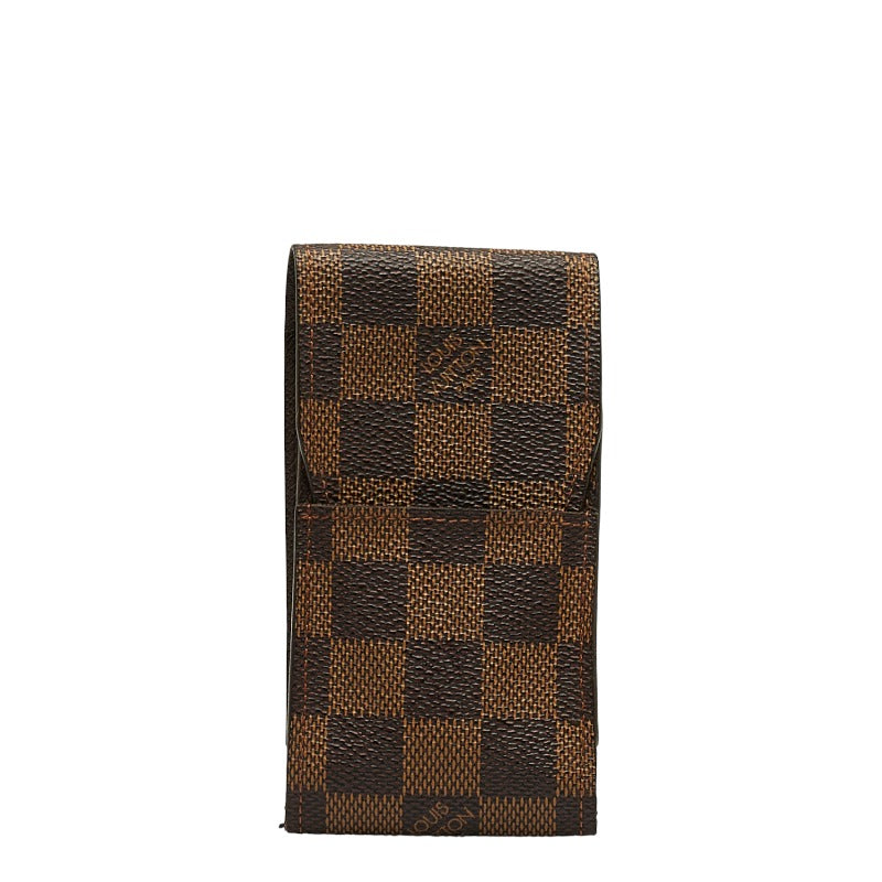 Louis Vuitton Damier Ebene Cigarette Case Canvas Other N63024 in Good condition