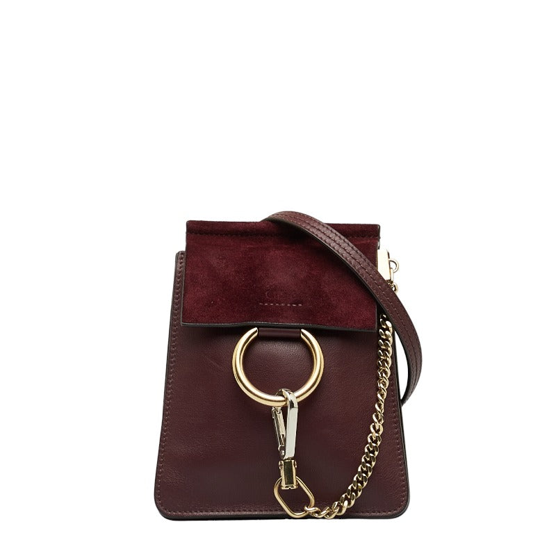 Leather Mini Faye Crossbody Bag