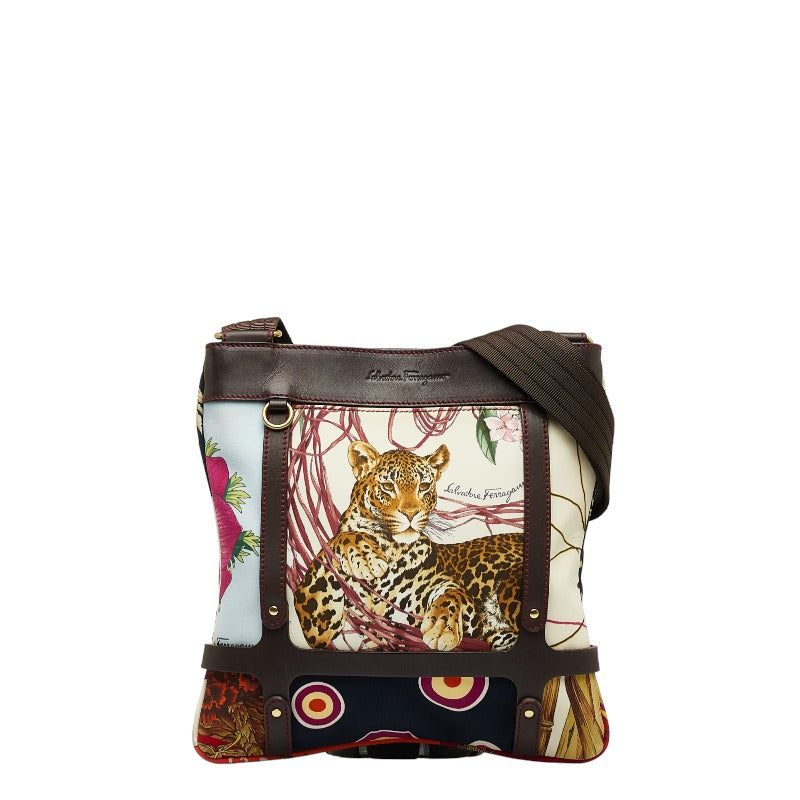 Jungle Safari Print Shoulder Bag