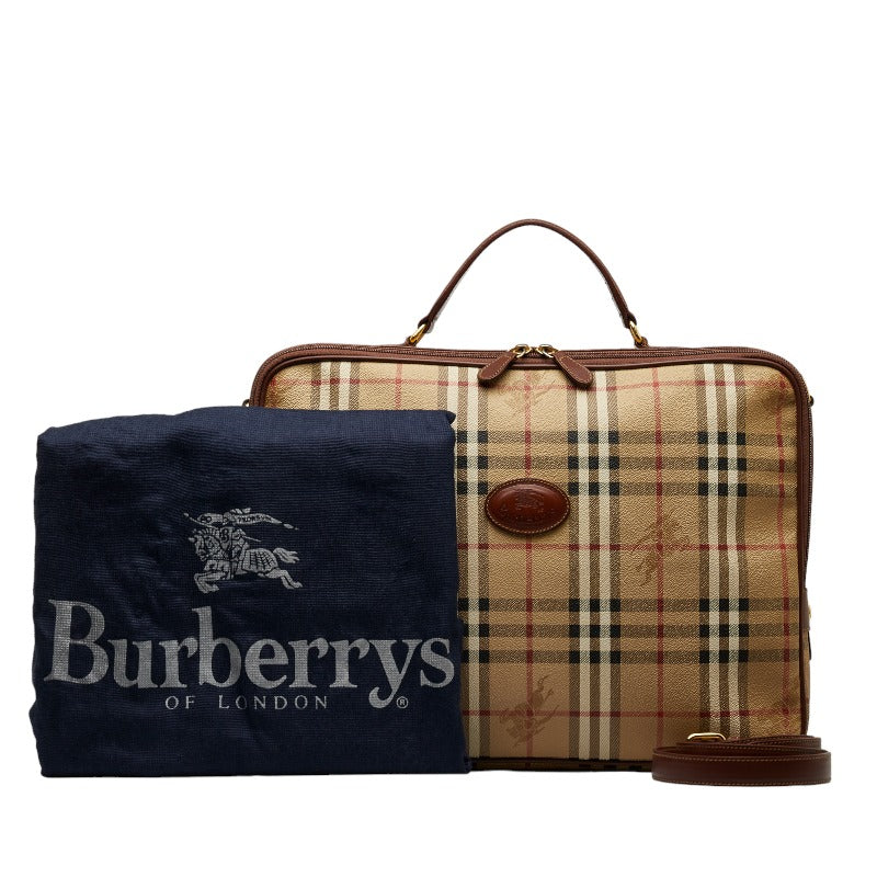 Burberry Haymarket Check Canvas Business Bag Canvas Business Bag in Good condition
