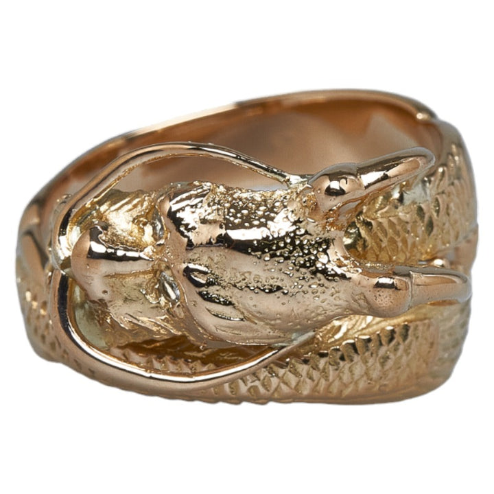 18k Gold Dragon Ring