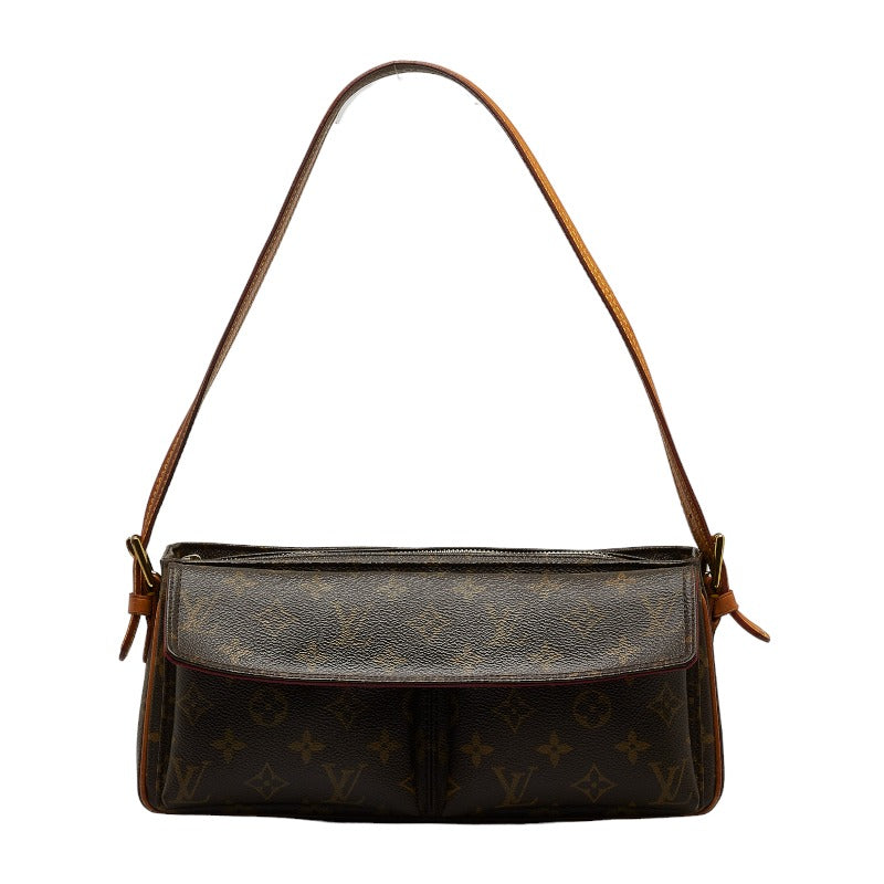 Louis Vuitton Monogram Viva Cite MM Canvas Shoulder Bag M51164 in Good condition