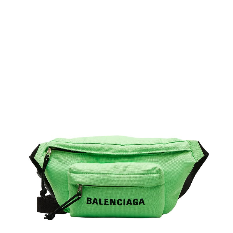 Balenciaga Nylon Wheel Belt Bag Canvas Belt Bag 569978 in Fair condition
