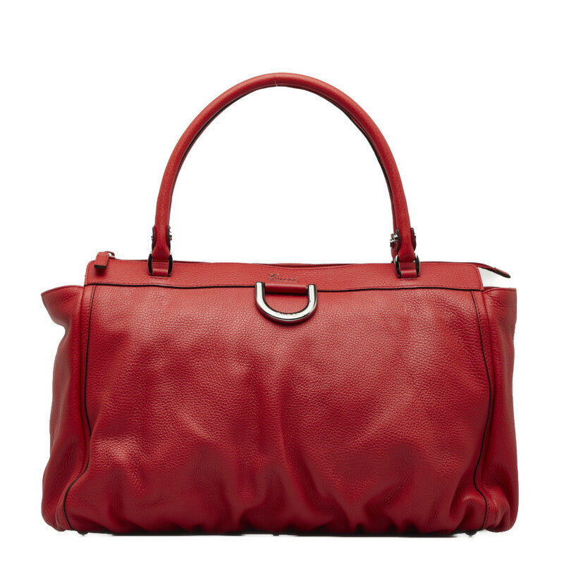 Leather Abbey D-Ring Handbag  341491