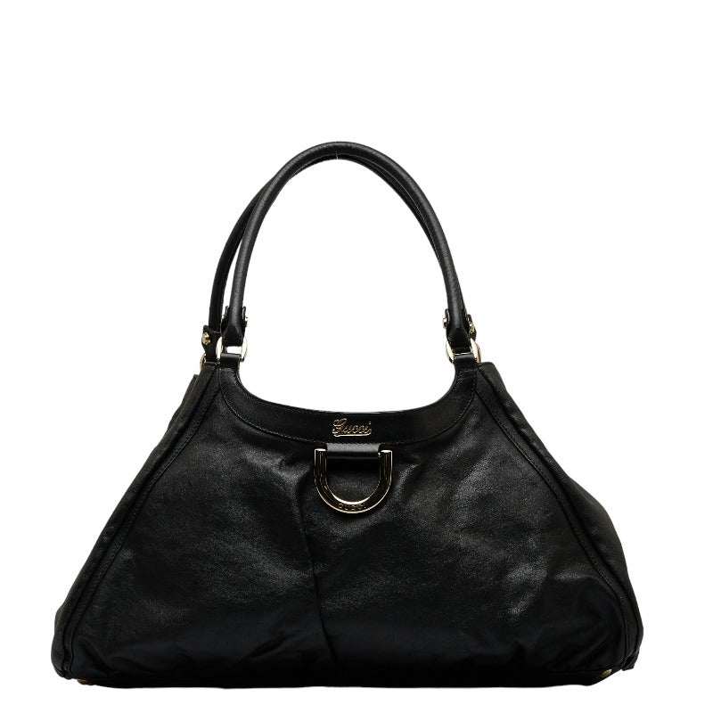 Gucci Leather Abbey D-Ring Shoulder Bag Leather Shoulder Bag 189835 in Good condition