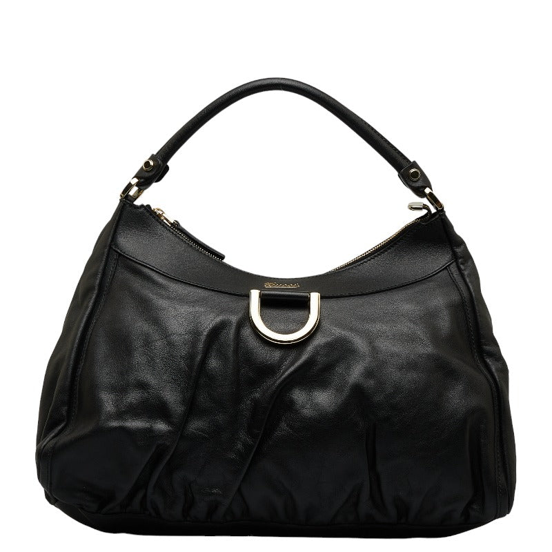 Gucci Leather D-Ring Shoulder Bag Leather Shoulder Bag 189833 in Good condition