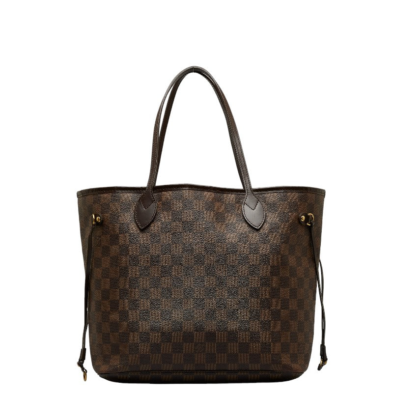 Louis Vuitton Damier Ebene Neverfull MM Canvas Tote Bag N51105 in Good condition