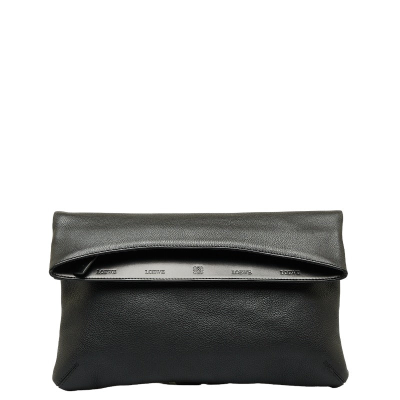 Soft Zip Foldover Clutch Bag