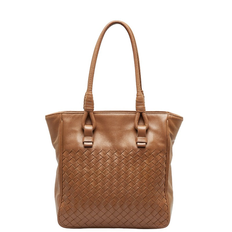 Intrecciato Leather Handbag 125032