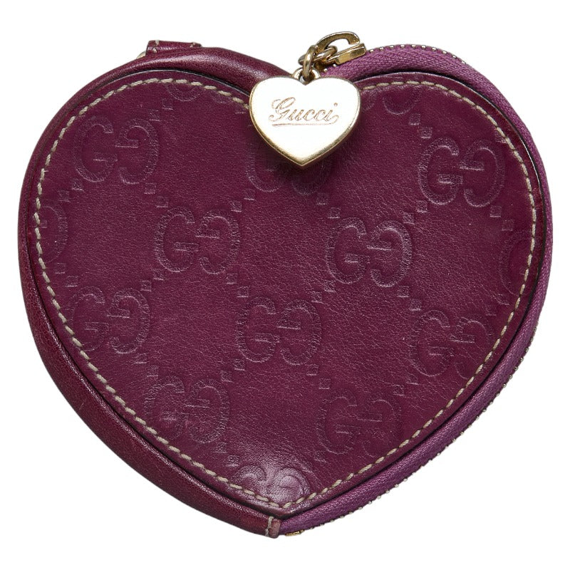Guccissima Leather Heart Coin Purse 152615