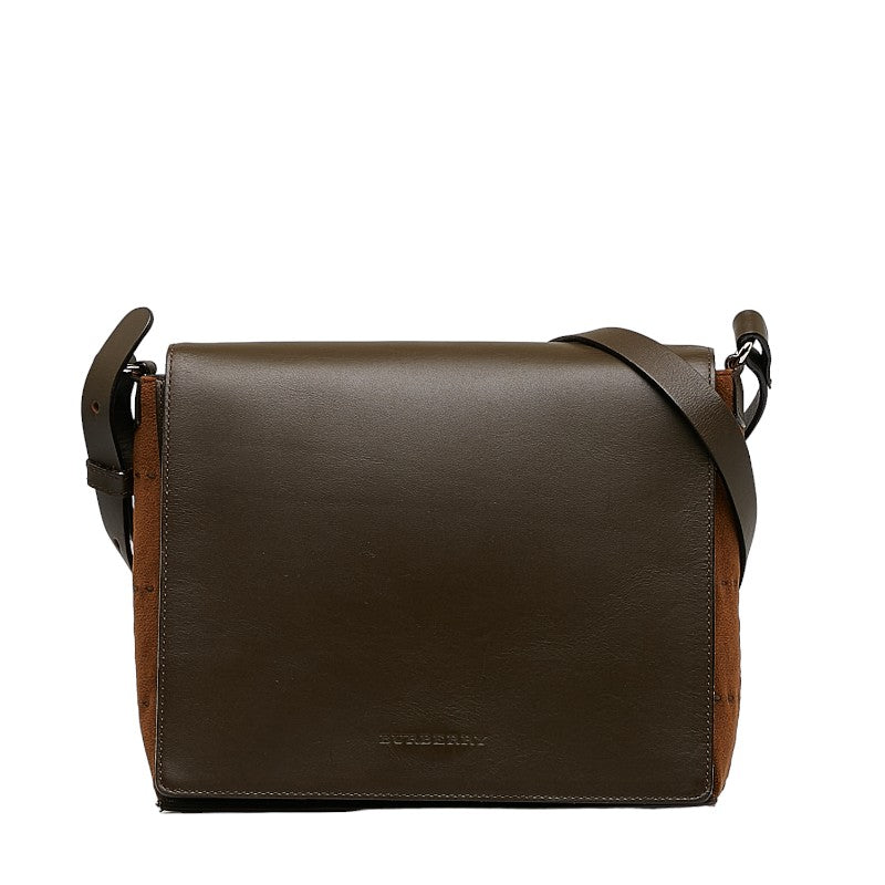 Leather & Suede Crossbody Bag