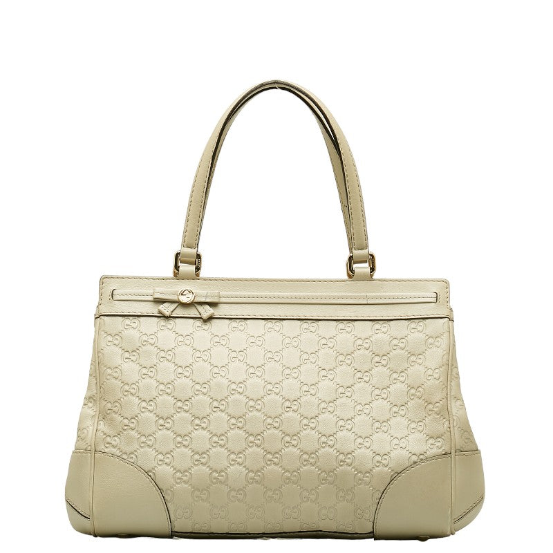Gucci GG Signature Mayfair Handbag Leather Handbag 257063 in Fair condition