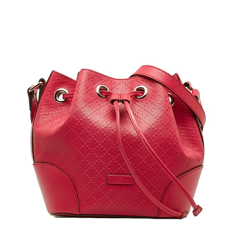Diamante Leather Hilary Medium Bucket Bag 354229