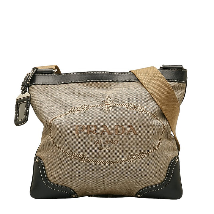 Canapa Logo Canvas Crossbody Bag