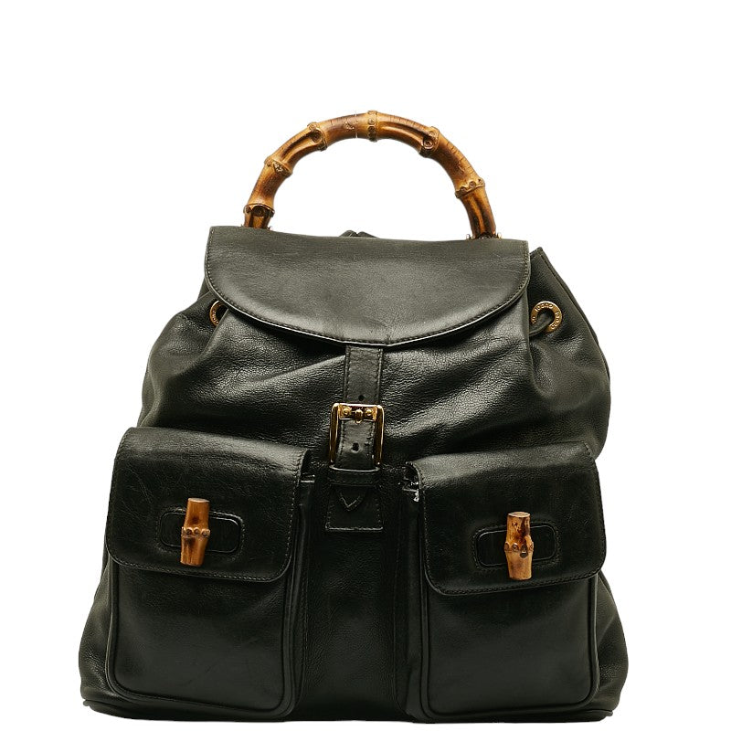 Leather Bamboo Backpack 003 2040 0016