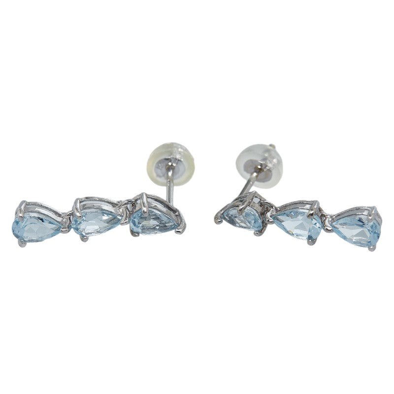 14K Aquamarine Drop Earrings