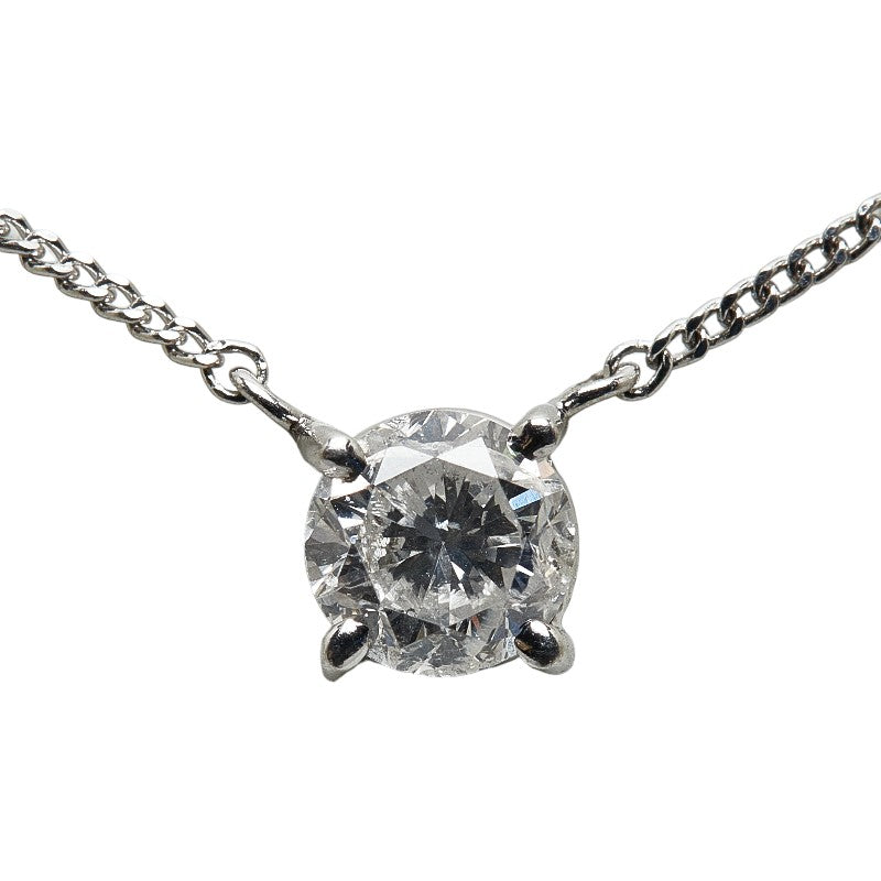 Ladies' Pt900 & Pt850 Platinum 0.70ct Diamond Necklace (Used)