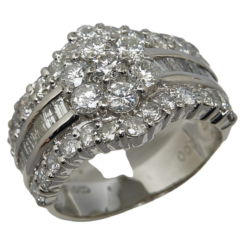 Platinum Half Eternity Ring with 2.00ct Diamond, Size 6.5