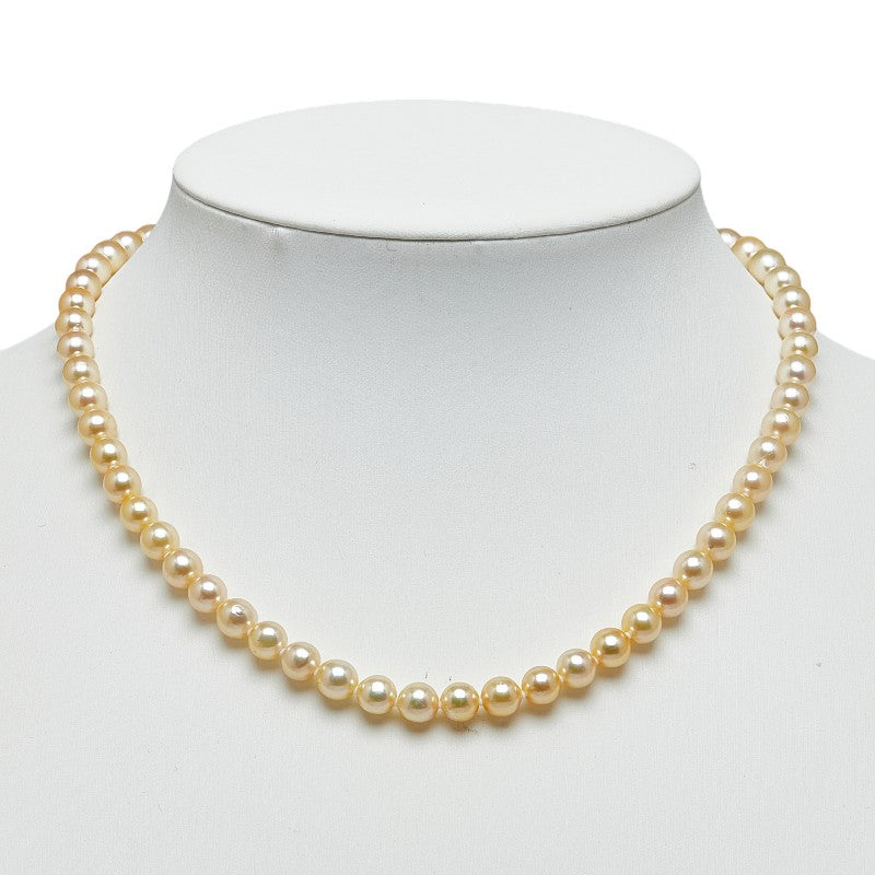 Ladies' Akoya Pearl 6.5-7mm Necklace in SV925 Silver (Used)