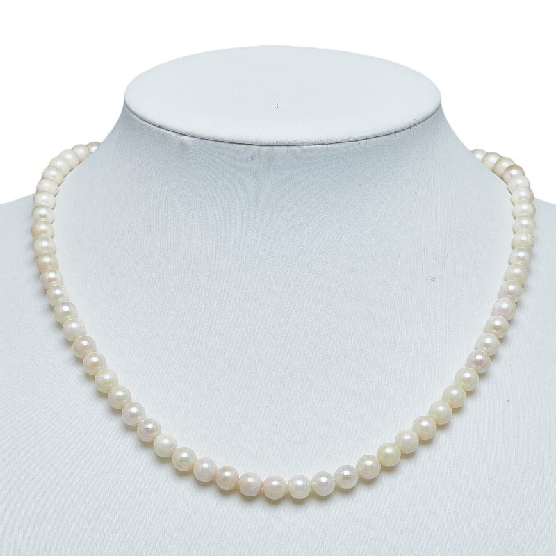 [LuxUness] Classic Pearl Necklace Natural Material Necklace in Excellent condition