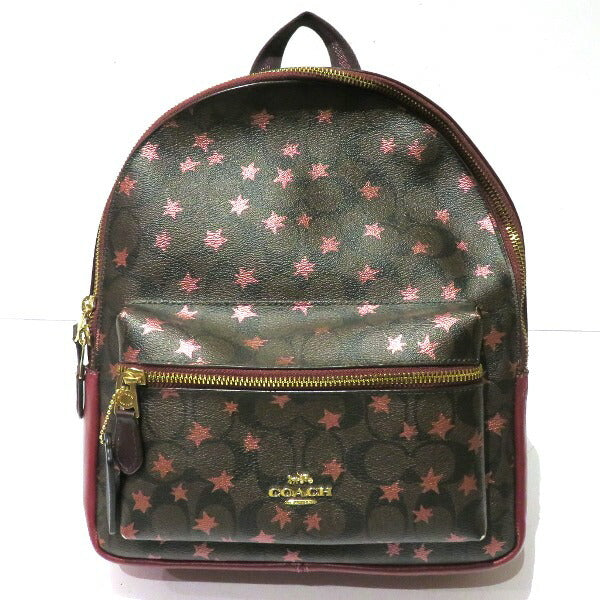 Signature Canvas Star Print Charlie Backpack F39645