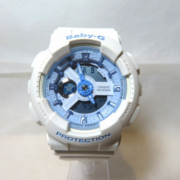 CASIO BABY-G Beach Colors BA-110BE-7ADR Quartz Watch – Unisex, Blue Rubber - Previously Owned BA-110BE-7ADR