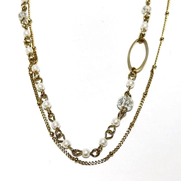 23 District 2-Chain Long Necklace, Women's, Material