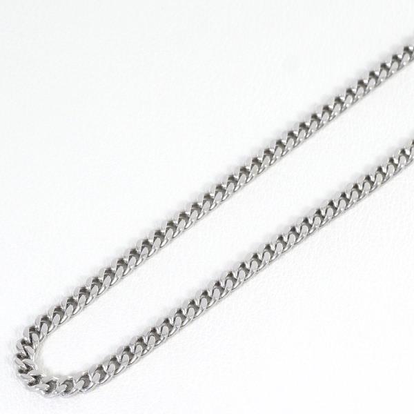 [LuxUness]  Platinum PT850 Men's Necklace - Approximate Length 50cm, Total Weight 29.9g, Silver Jewelry  in Excellent condition