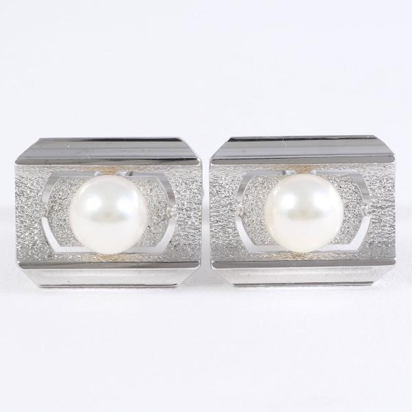 [LuxUness]  Pearl Cufflinks with Silver 925, Weight in Excellent condition