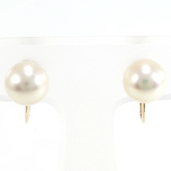 Ladies' K14 Yellow Gold & Pearl Earring, Total Weight around 3.1g