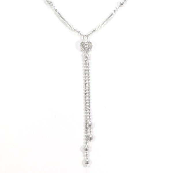 PT850 Platinum Women's Necklace with 0.20 ct Diamond, 43cm in Length