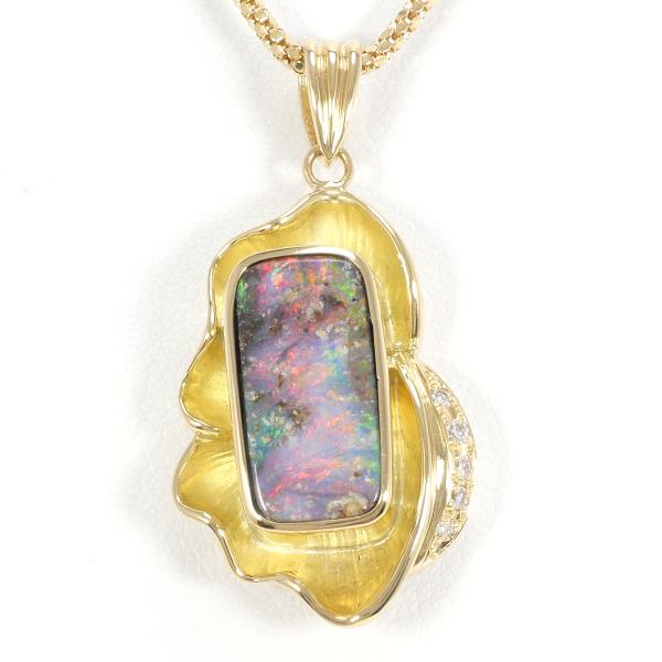 18K Boulder Opal Necklace