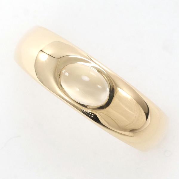 K18 18K Yellow Gold Ring with Moonstone, Size 11.5 - Approximate Total Weight 5.9g