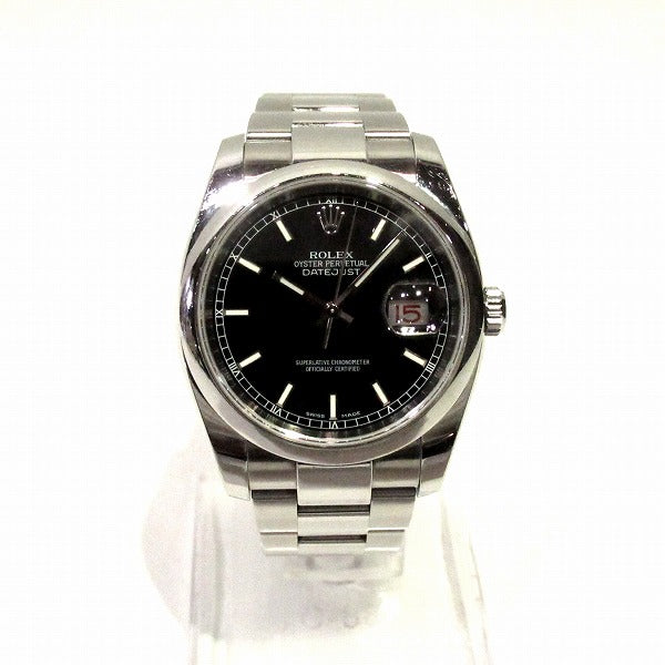 Rolex Datejust Men's Wristwatch 116200, Stainless Steel, Silver, Rolex [Pre-Owned] 116200.0