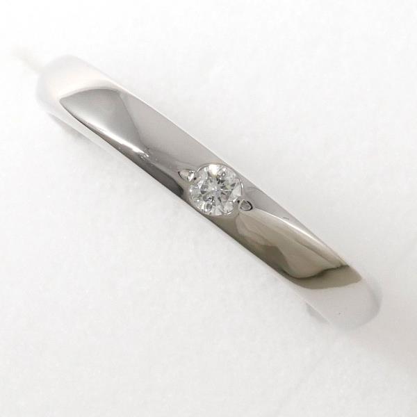 [LuxUness] Platinum Diamond Ring Metal Ring in Excellent condition