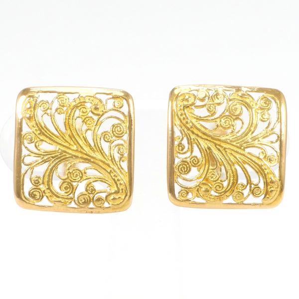 K22YG Gold Earrings (Weight approx. 8.2g)