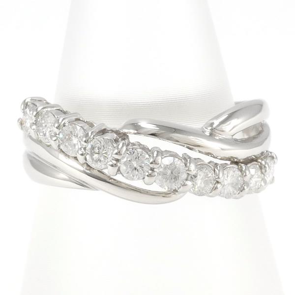 Ladies' Platinum Ring, Size 9, 0.50ct Diamond, Total Weight About 4.1g