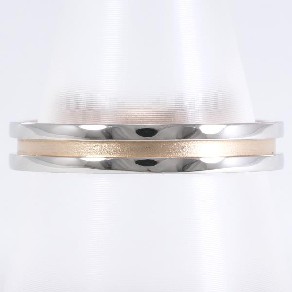 Nina Ricci PT900 K18PG Diamond Ring, 15 Size, 4.4g Total Weight