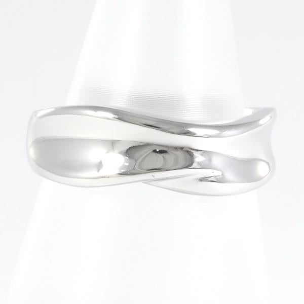 9-Size Ring in 18K White Gold, Approx. Weight 5.6g Ladies'